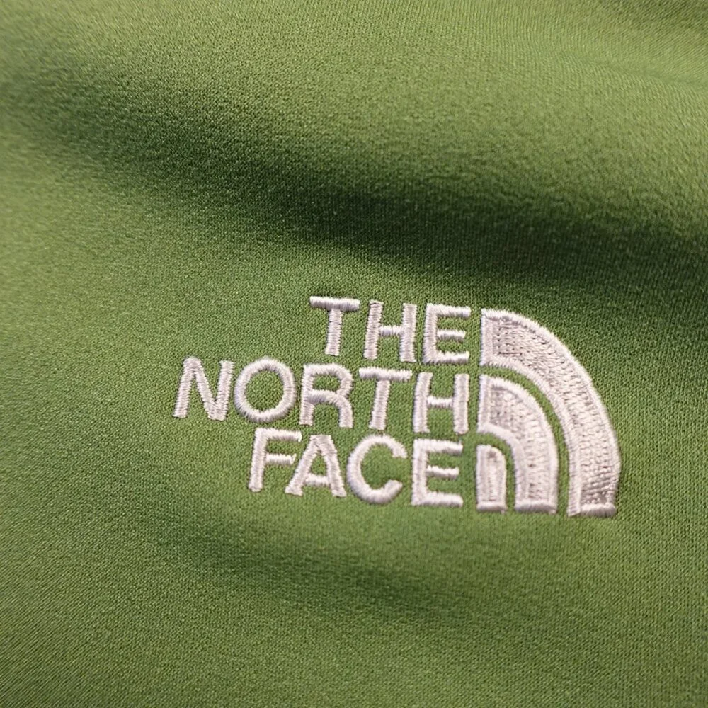 The North Face‎ full zip sweater jacket men's large green TKA stretch